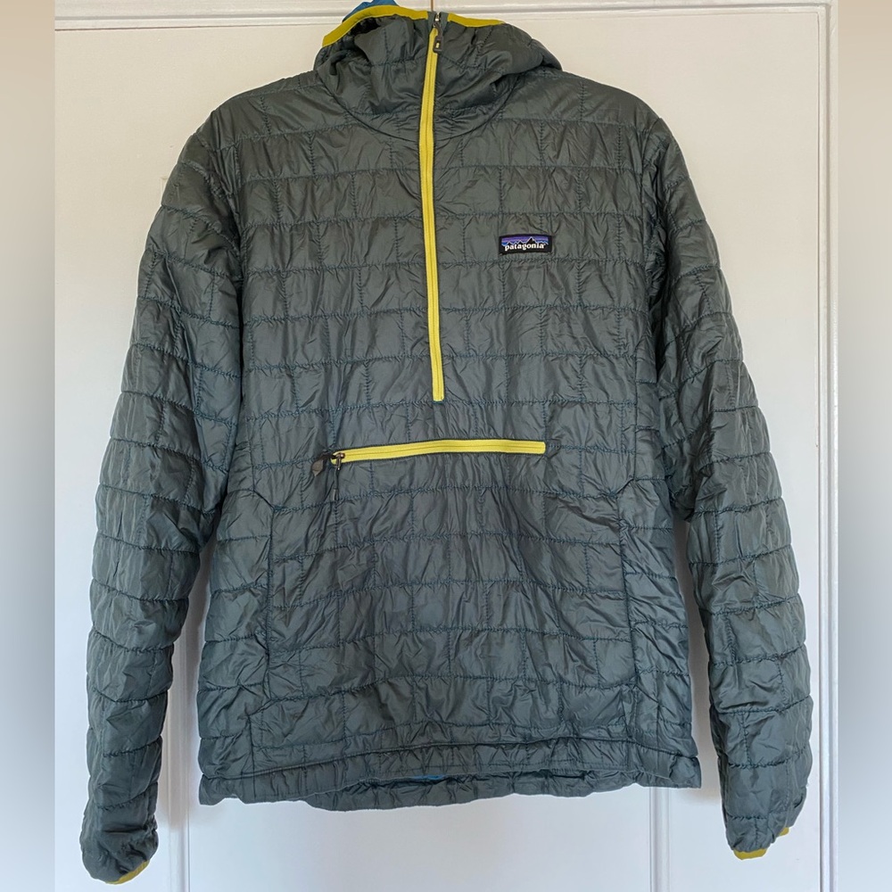 Patagonia Blue Jacket with Logo